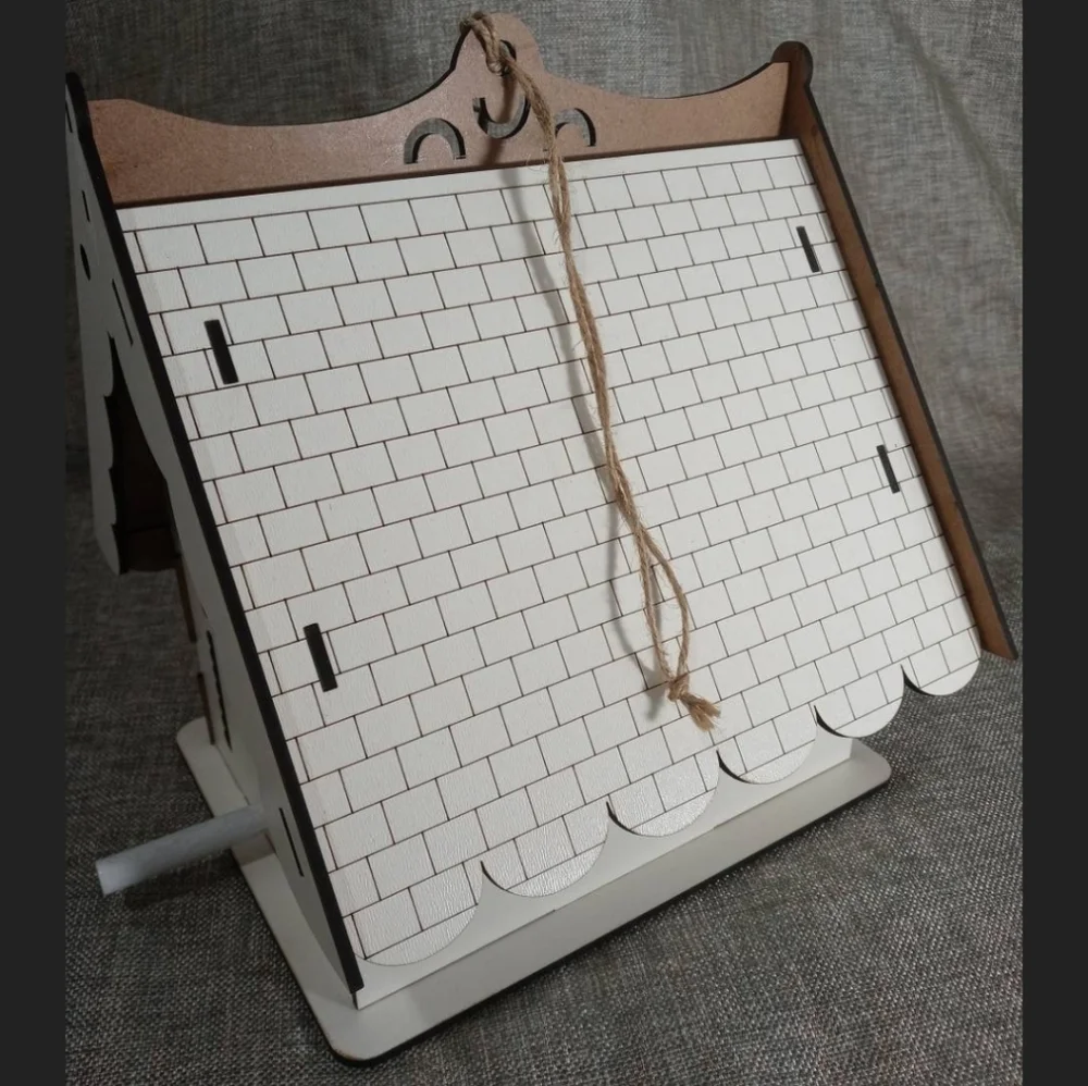 Cida's - home interior birdhouse ( WOODEN MDF)